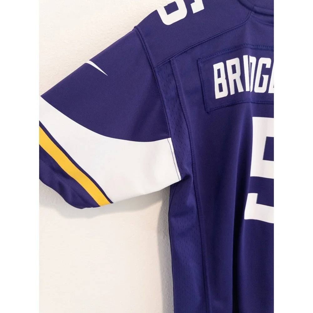 Nike NFL Minnesota Vikings Jersey Boys L Teddy Bridgewater Football Fan Sporty